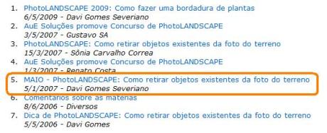 Como pesquisar assuntos na revista